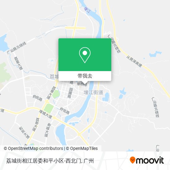 荔城街相江居委和平小区-西北门地图