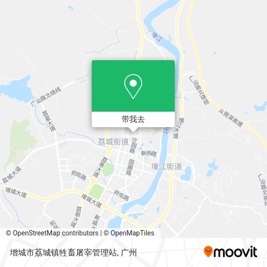 增城市荔城镇牲畜屠宰管理站地图