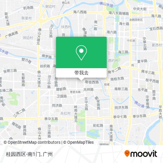 桂园西区-南1门地图