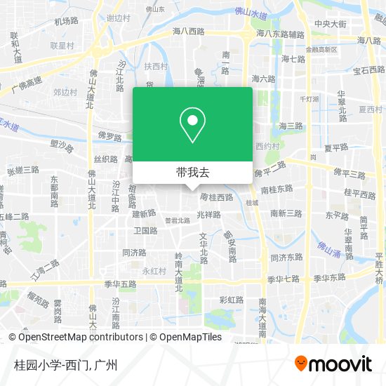桂园小学-西门地图