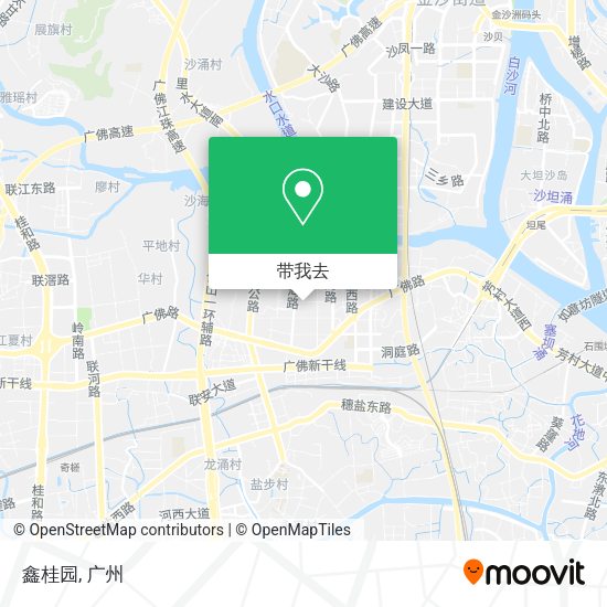 鑫桂园地图