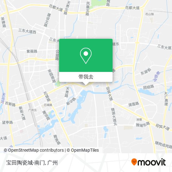 宝田陶瓷城-南门地图