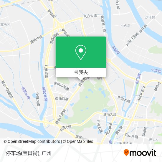 停车场(宝田街)地图