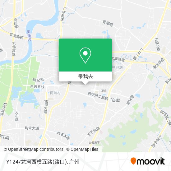 Y124/龙河西横五路(路口)地图