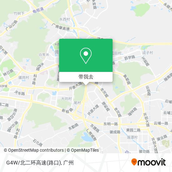 G4W/北二环高速(路口)地图