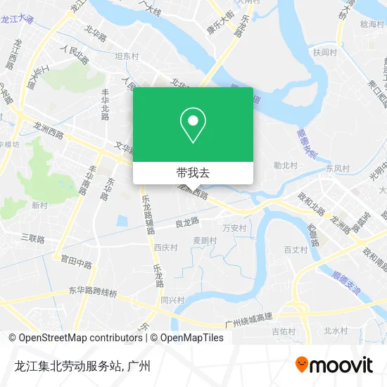 龙江集北劳动服务站地图
