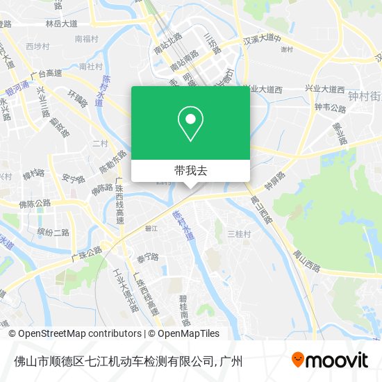 佛山市顺德区七江机动车检测有限公司地图