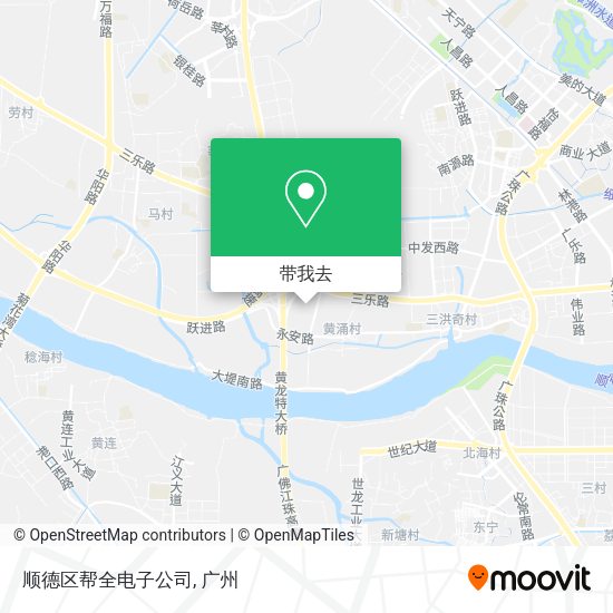 顺德区帮全电子公司地图