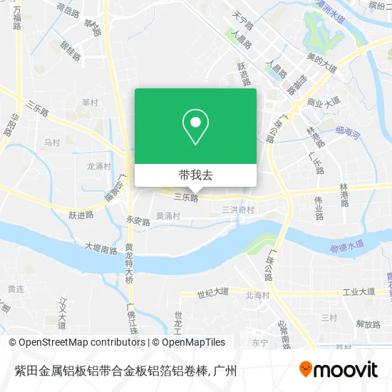 紫田金属铝板铝带合金板铝箔铝卷棒地图