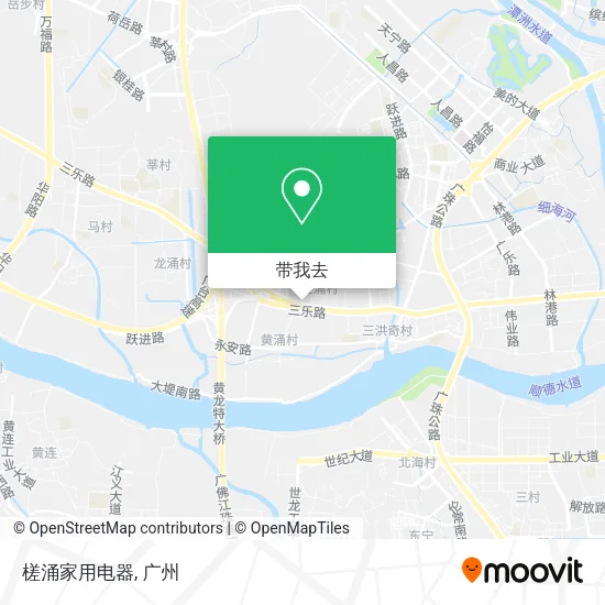槎涌家用电器地图