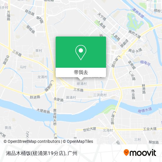 湘品木桶饭(槎涌第19分店)地图