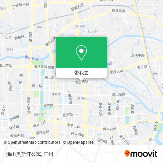 佛山奥斯汀公寓地图