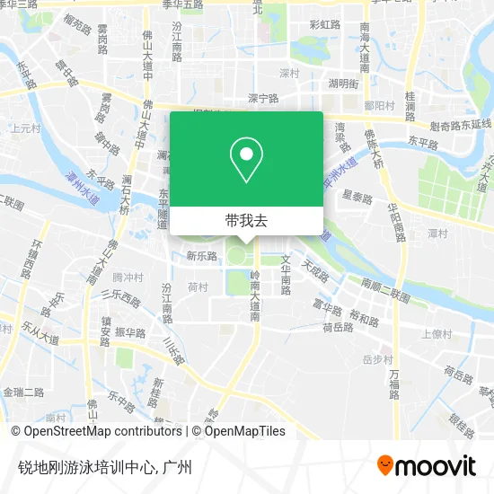 锐地刚游泳培训中心地图