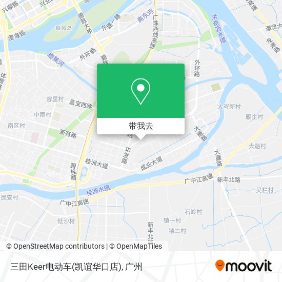 三田Keer电动车(凯谊华口店)地图