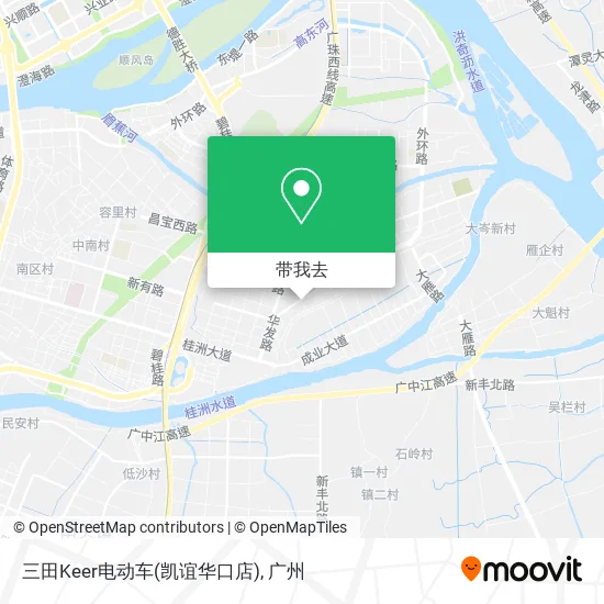 三田Keer电动车(凯谊华口店)地图