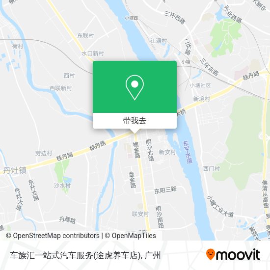 车族汇一站式汽车服务(途虎养车店)地图