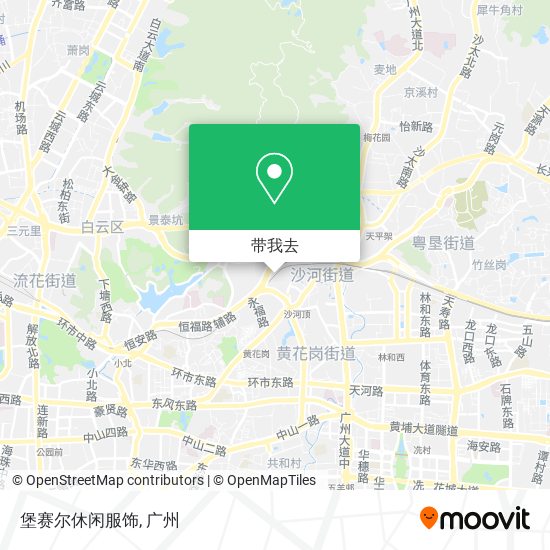 堡赛尔休闲服饰地图