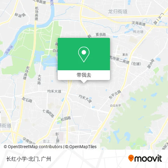 长红小学-北门地图