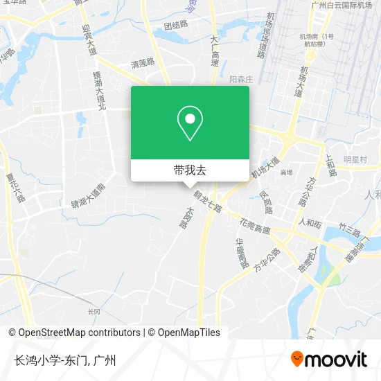 长鸿小学-东门地图