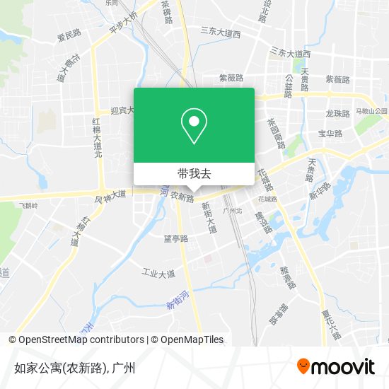 如家公寓(农新路)地图