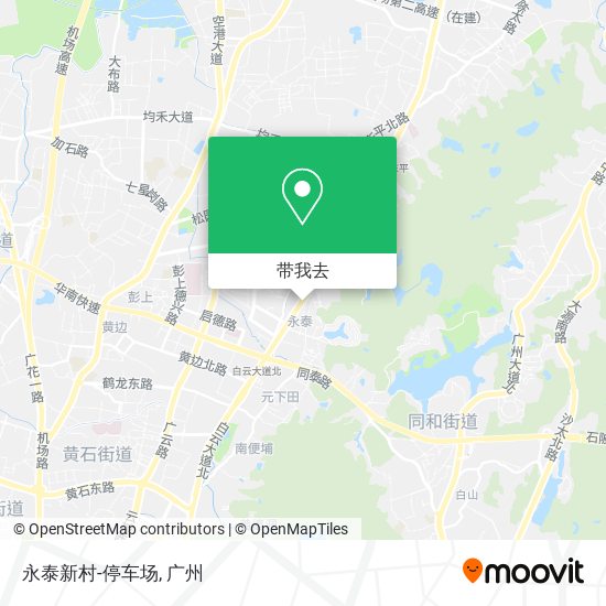 永泰新村-停车场地图