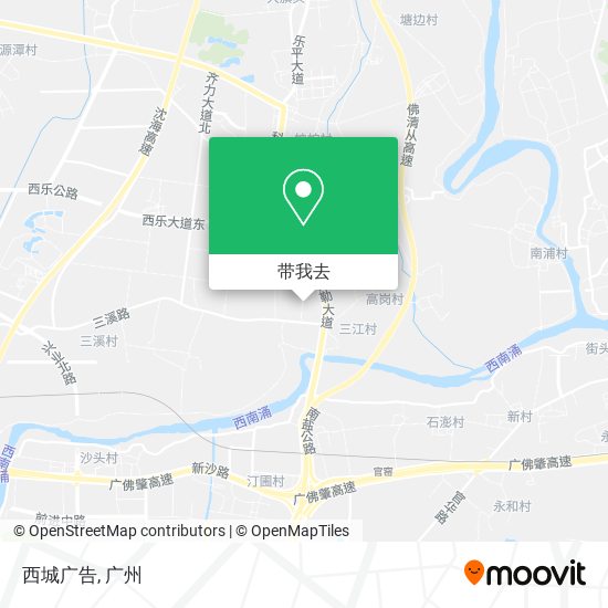 西城广告地图