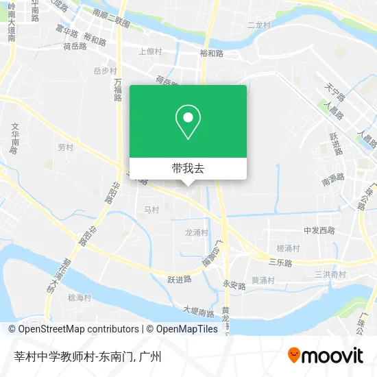 莘村中学教师村-东南门地图