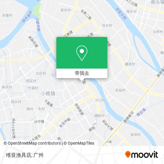 维亚渔具店地图