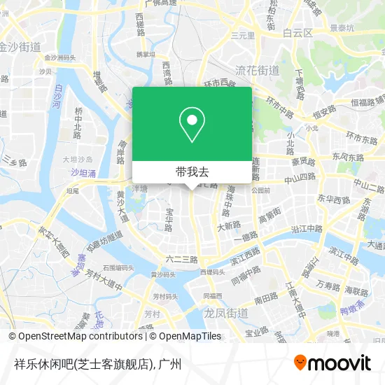 祥乐休闲吧(芝士客旗舰店)地图