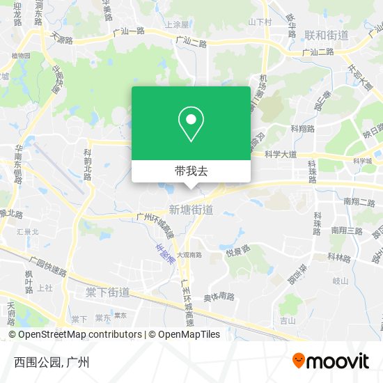 西围公园地图
