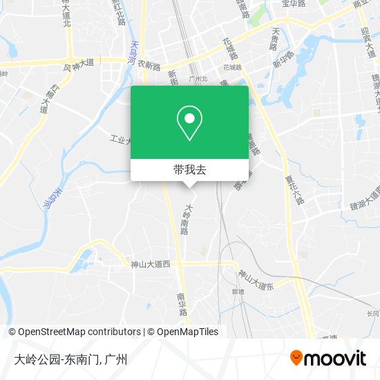 大岭公园-东南门地图