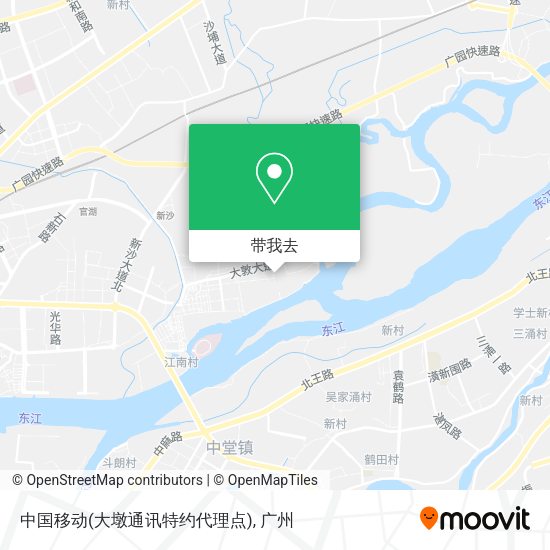 中国移动(大墩通讯特约代理点)地图
