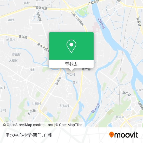 里水中心小学-西门地图