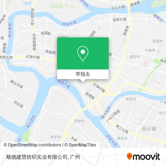 顺德建慧纺织实业有限公司地图