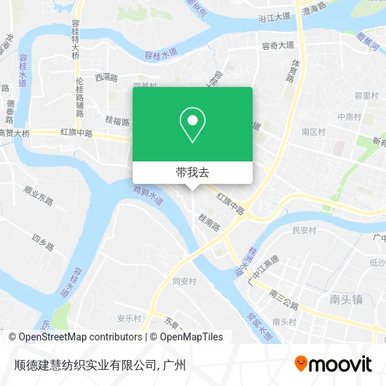 顺德建慧纺织实业有限公司地图
