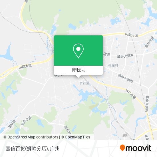嘉信百货(狮岭分店)地图