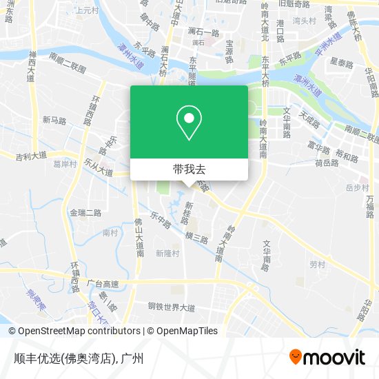 顺丰优选(佛奥湾店)地图