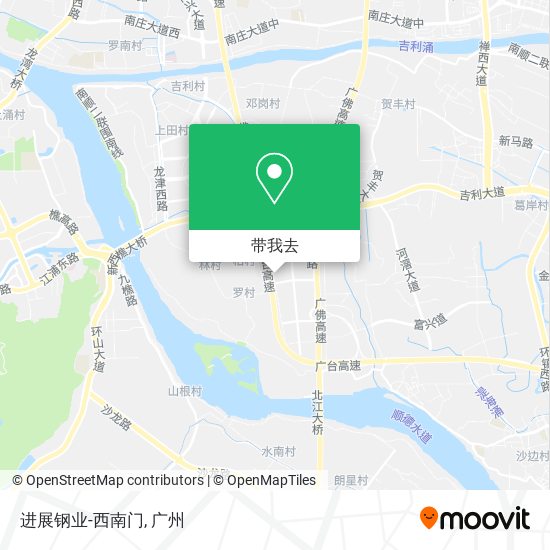 进展钢业-西南门地图