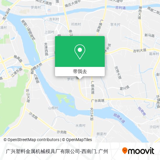 广兴塑料金属机械模具厂有限公司-西南门地图