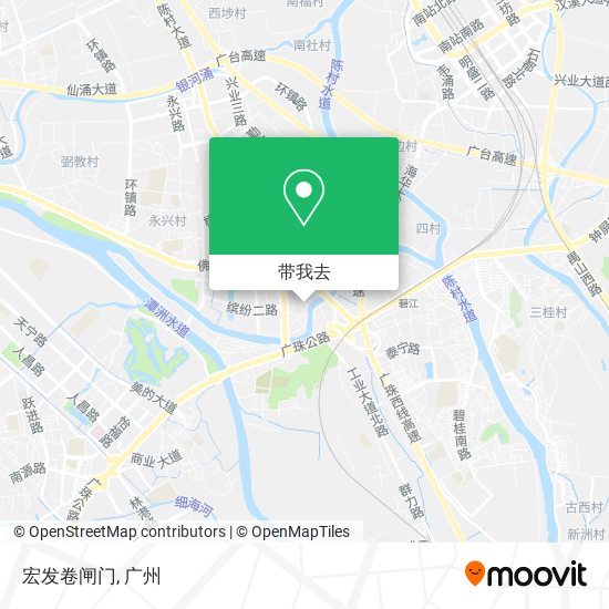 宏发卷闸门地图