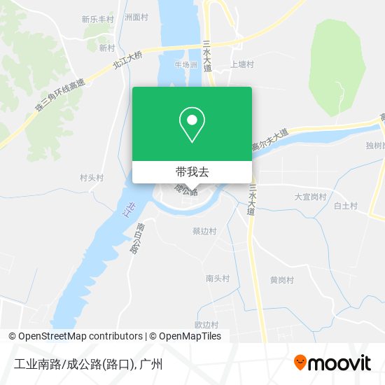 工业南路/成公路(路口)地图