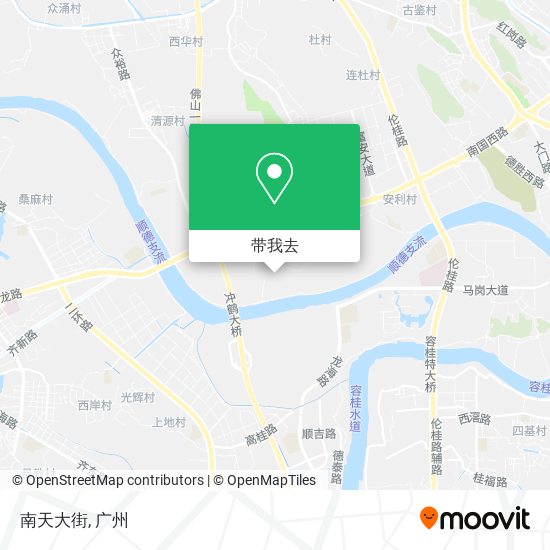 南天大街地图