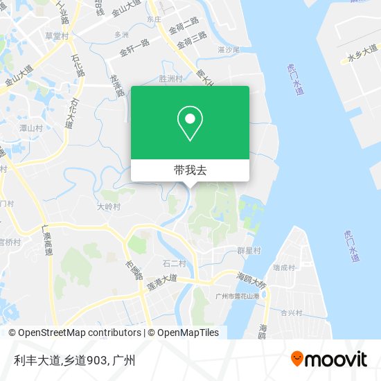 利丰大道,乡道903地图