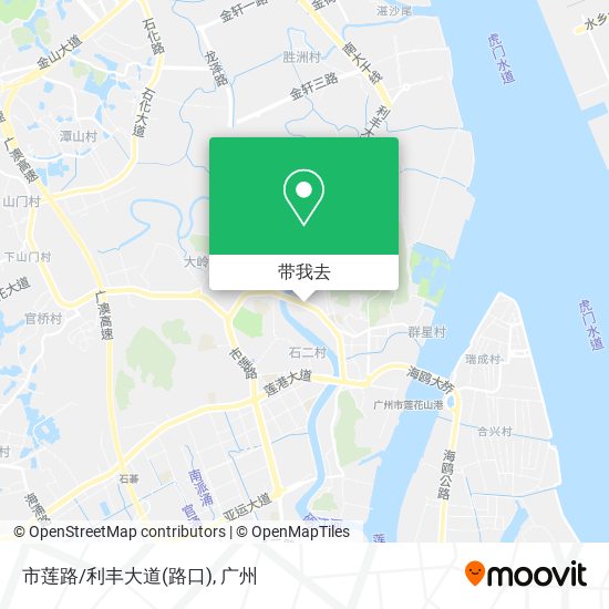 市莲路/利丰大道(路口)地图