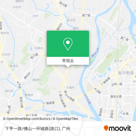 下亨一路/佛山一环辅路(路口)地图