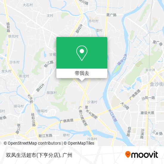 双凤生活超市(下亨分店)地图