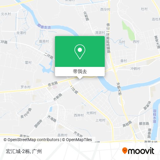 宏汇城-2栋地图