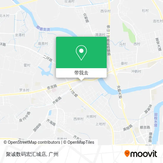 聚诚数码宏汇城店地图
