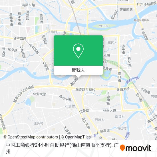 中国工商银行24小时自助银行(佛山南海顺平支行)地图
