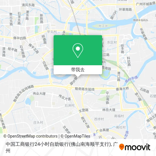 中国工商银行24小时自助银行(佛山南海顺平支行)地图